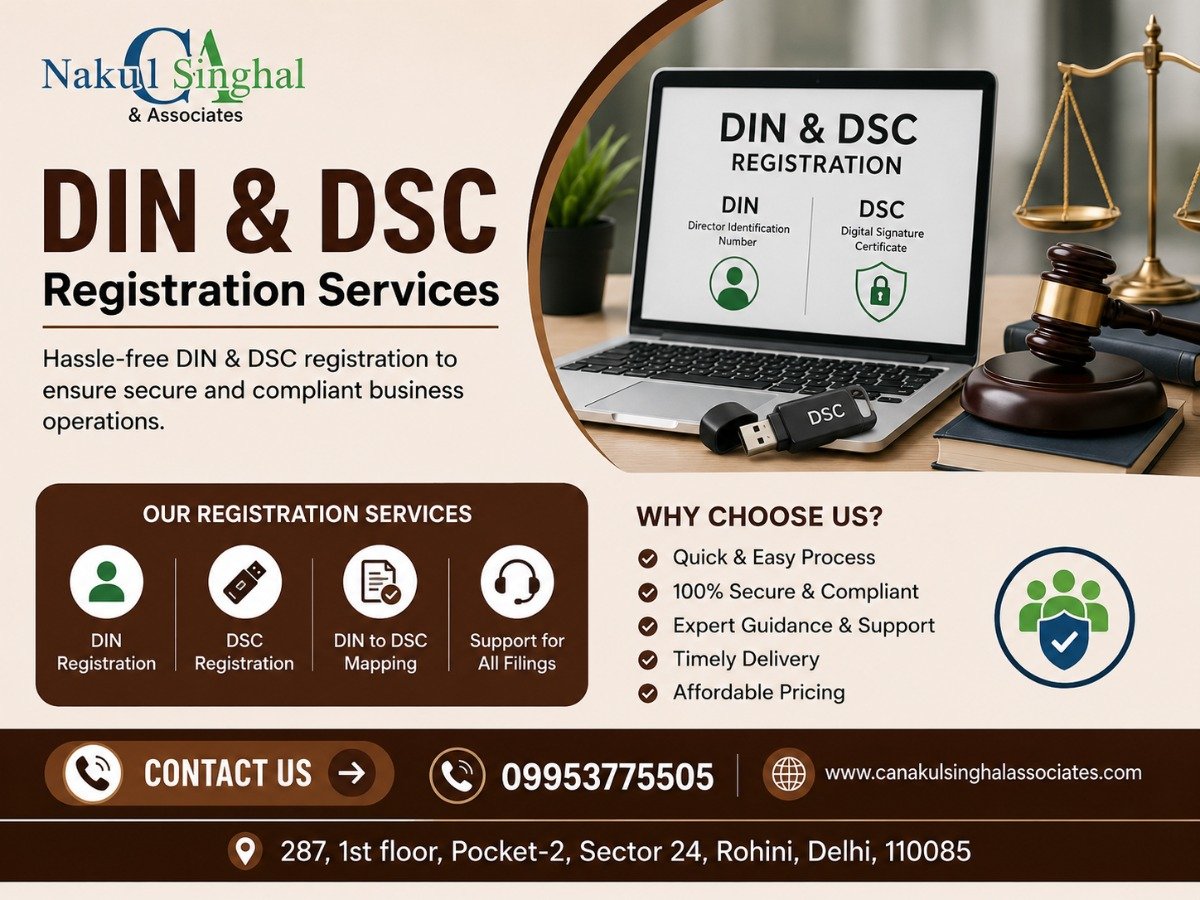 DIN and DSC Registration Services